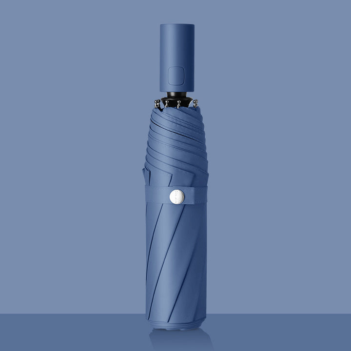 Ladies Automatic Folding Umbrella with Ergonomic Design and Wind Resistant Technology Bowlift