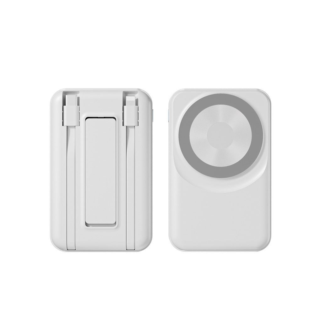 Portable power bank with multifunctional charging options and elegant design Bowlift