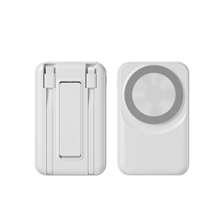 Portable power bank with multifunctional charging options and elegant design Bowlift
