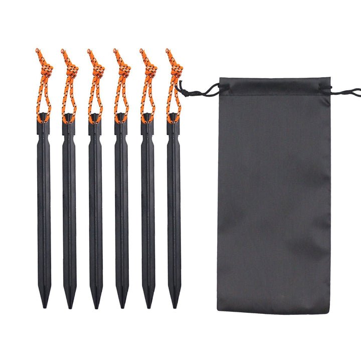 Unisex Aluminium Tent Pegs Set Bowlift