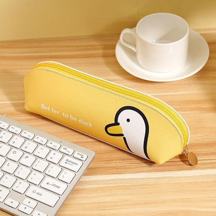 Quirky Duck-Themed Pencil Case Bowlift