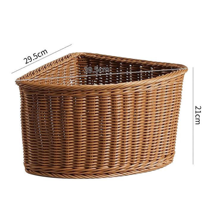 Corner Woven Storage Basket Bowlift