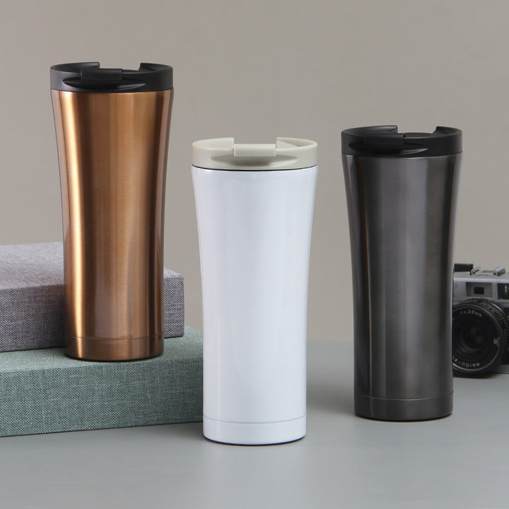 Women elegant double-walled coffee mug with non-slip silicone base Bowlift