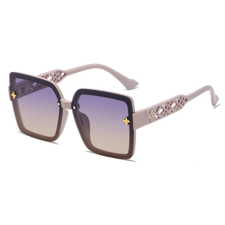 Women's designer sunglasses with intricate frame and UV protection Bowlift