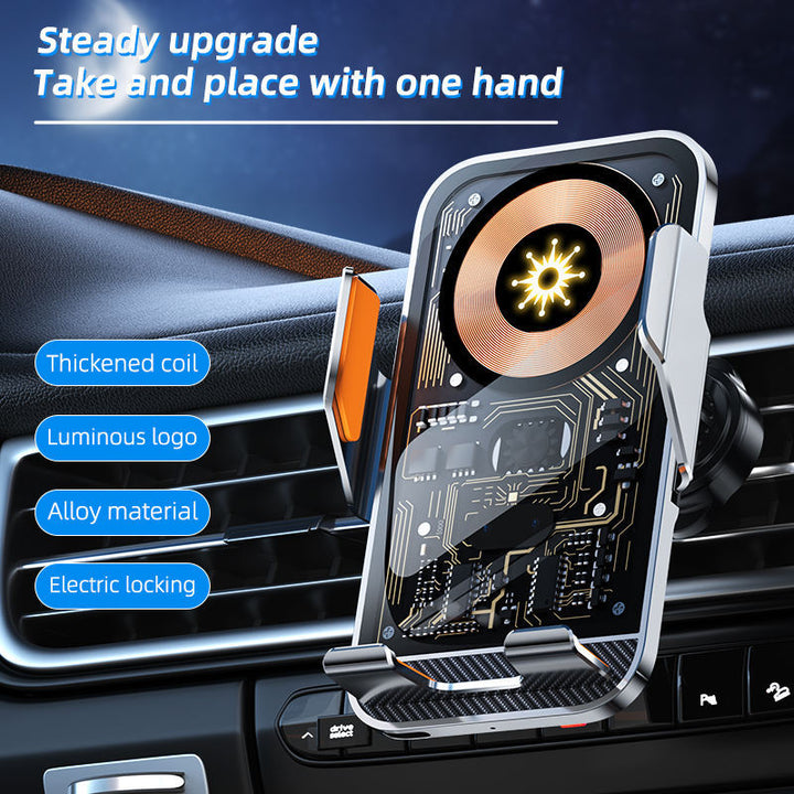 Unisex Smartphone Holder with innovative wireless charging technology Bowlift