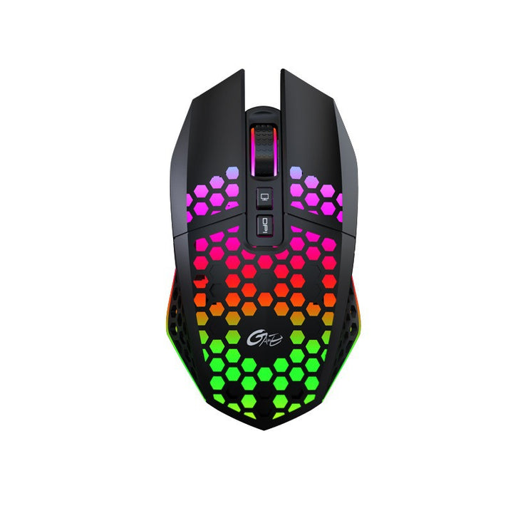 Gaming mouse with customizable RGB lighting and ergonomic design Bowlift