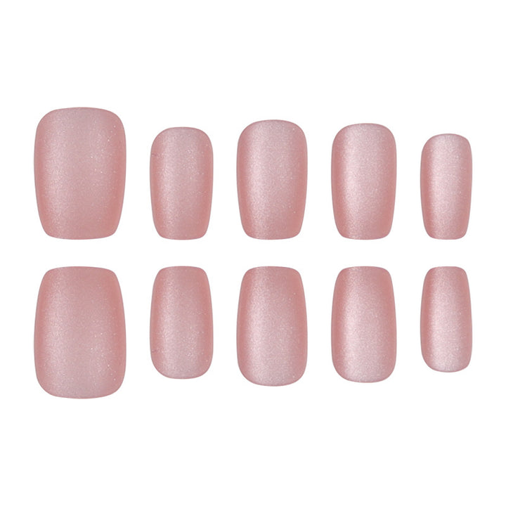 Matte Finish Press-On Nails Bowlift