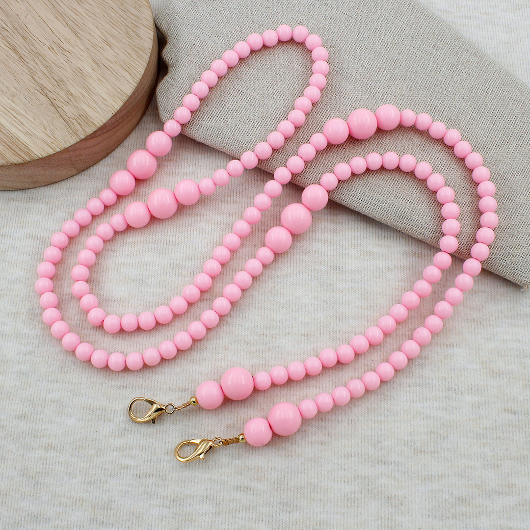 Heart-Embellished Beaded Eyewear Chain Bowlift