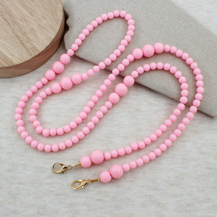 Heart-Embellished Beaded Eyewear Chain Bowlift