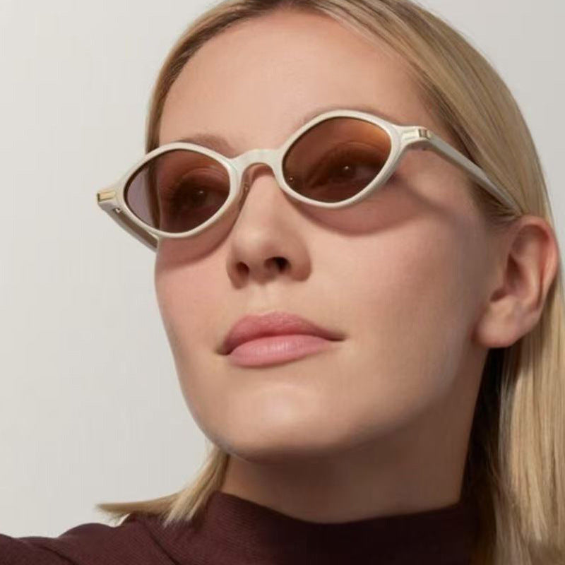 Women's fashionable sunglasses with unique design and high-quality metal frame Bowlift