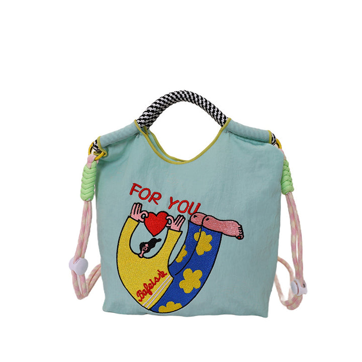 Shoulder bag with creative design and adjustable carrying system Bowlift