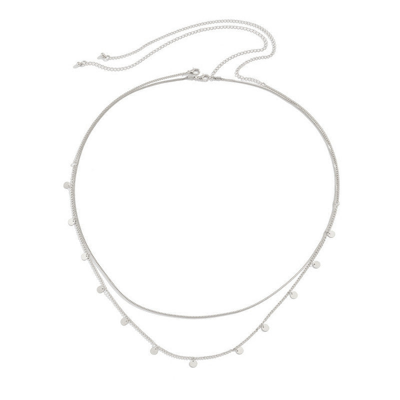 Layered Disc Necklace Bowlift