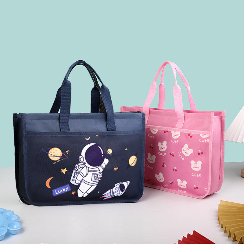 Kids Cute Bunny Print Lunch Bag Bowlift