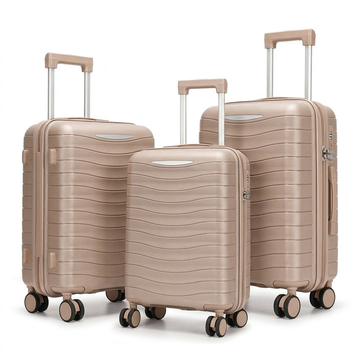 Durable Hardshell Luggage Set Bowlift