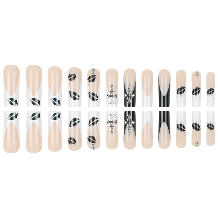 Illustrated Stiletto Press-On Nails Bowlift
