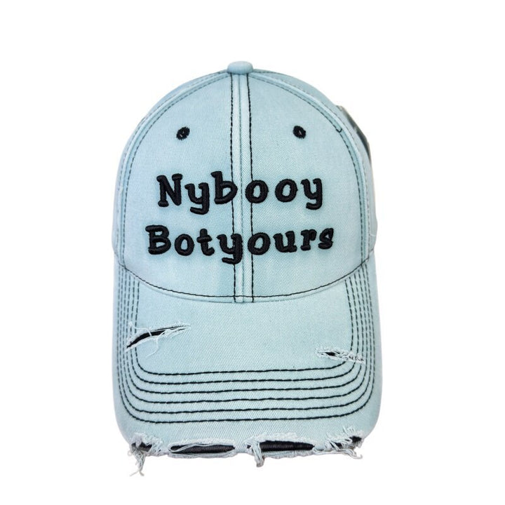 Women's Distressed Adjustable Baseball Cap Bowlift