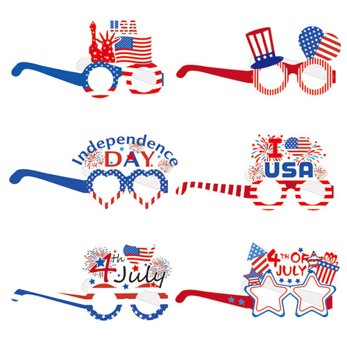Unisex paper star-shaped tag with USA motif and jute cord Bowlift