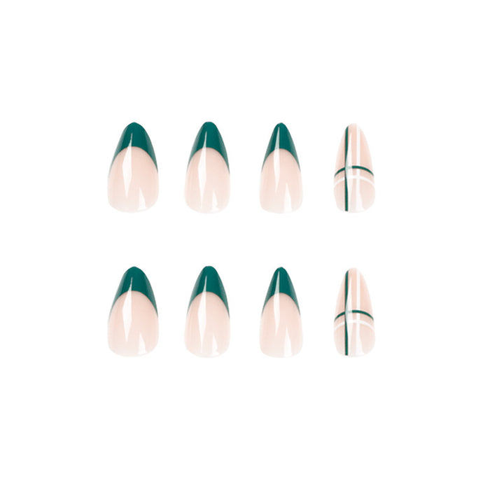 Artful nail art with modern geometric design Bowlift