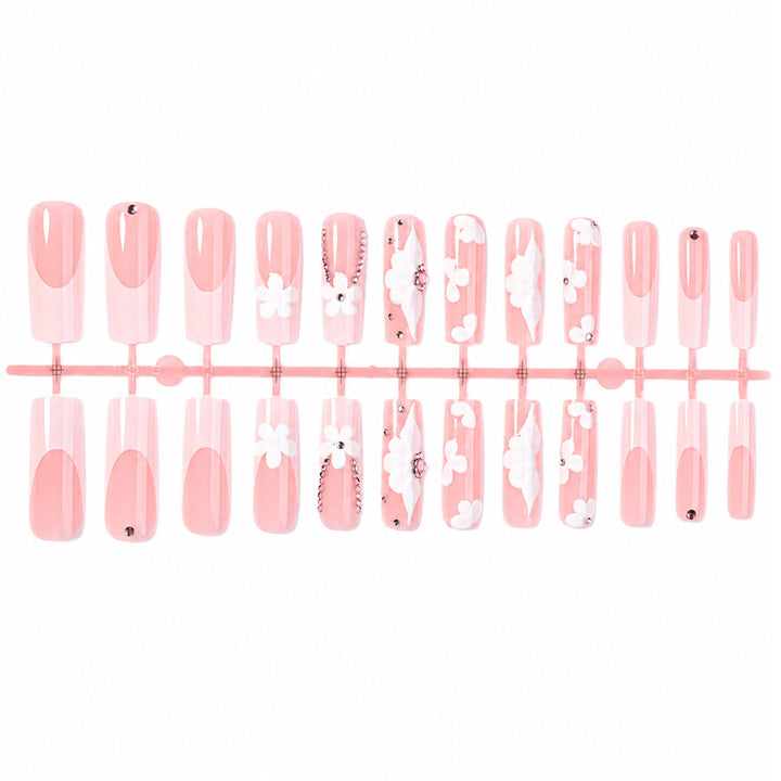 Floral Accent Press-On Nail Art Kit Bowlift