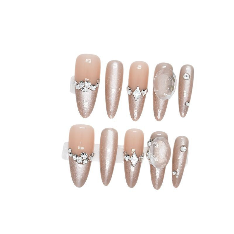 Luxury Decorative Press-On Nail Art Bowlift