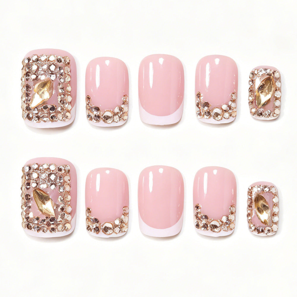 Elegant Decorative Press-On Nail Art Bowlift
