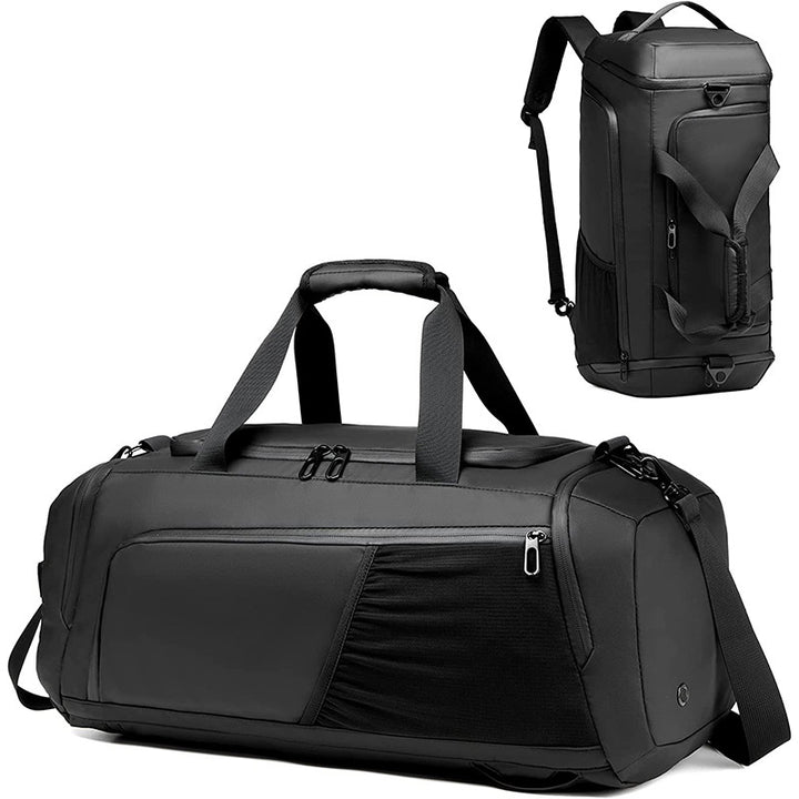 Multi-Compartment Travel Sports Duffel Bag Bowlift