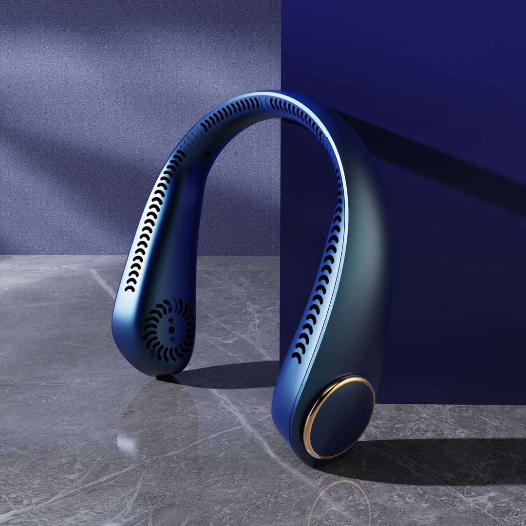 Wearable Air Cooling Neck Fan Bowlift