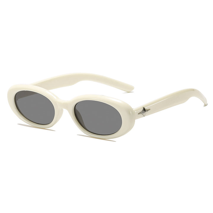 Retro-Inspired Oval Sunglasses Bowlift