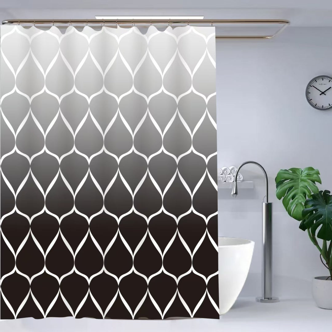 Decorative Shower Curtain Bowlift