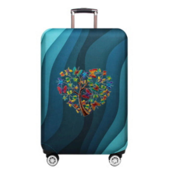 Women's Hard Shell Suitcase with Fashionable Butterfly Design Bowlift