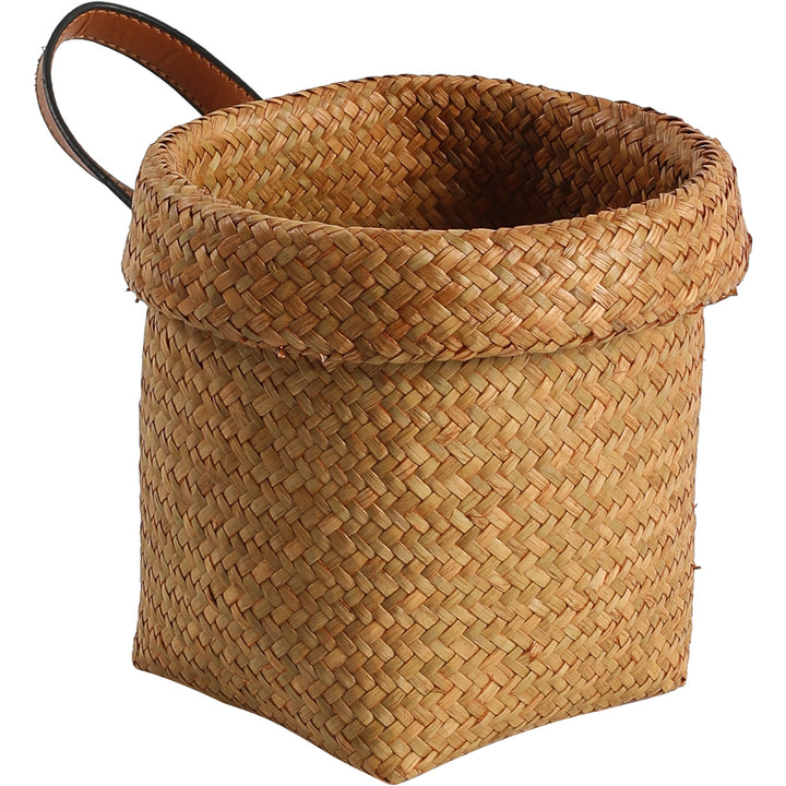 Unisex Handwoven Decorative Basket with Practical Handles Bowlift