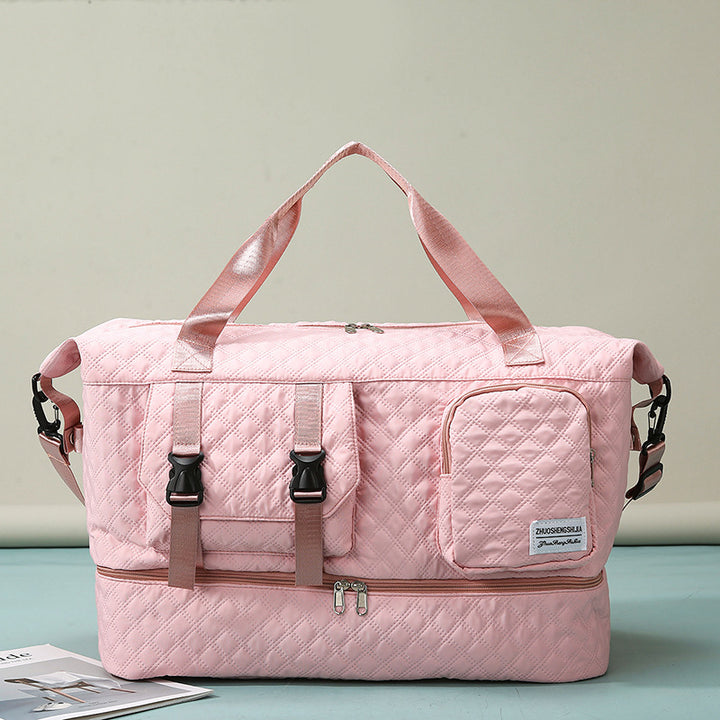 Premium Quilted Travel Tote