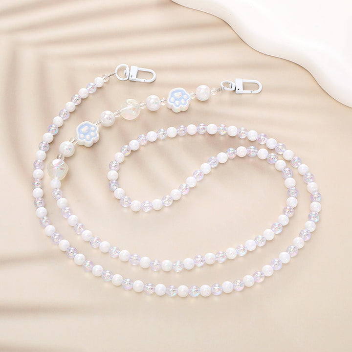 Elegant Pearl and Chain Necklace Bowlift