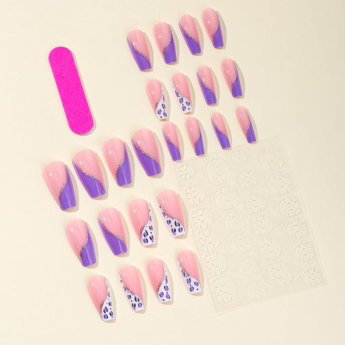 Decorative Long Acrylic Nail Art Extensions Bowlift