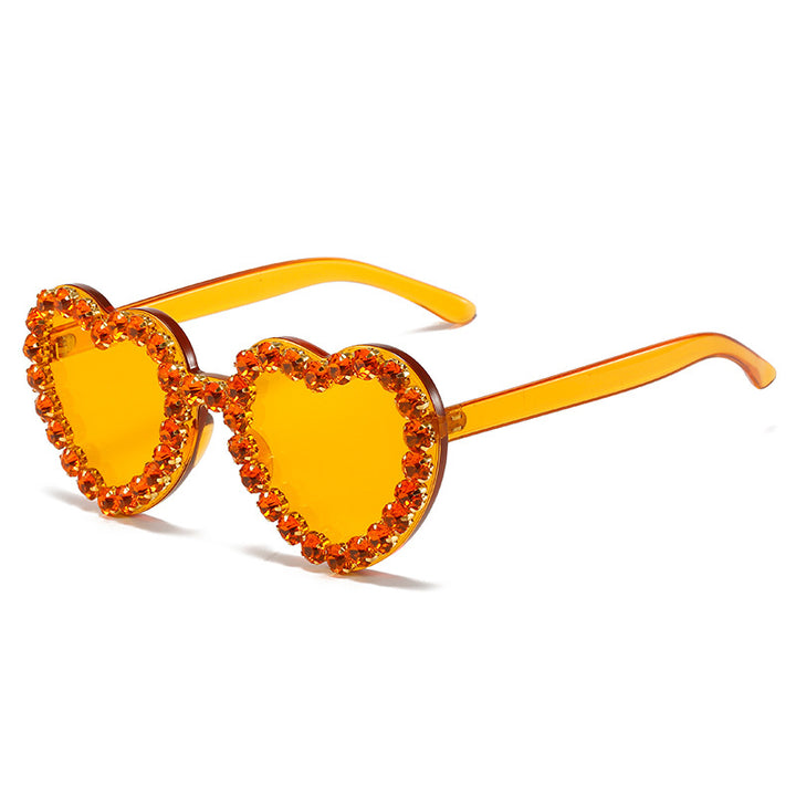Heart-Shaped Glamorous Sunglasses Bowlift