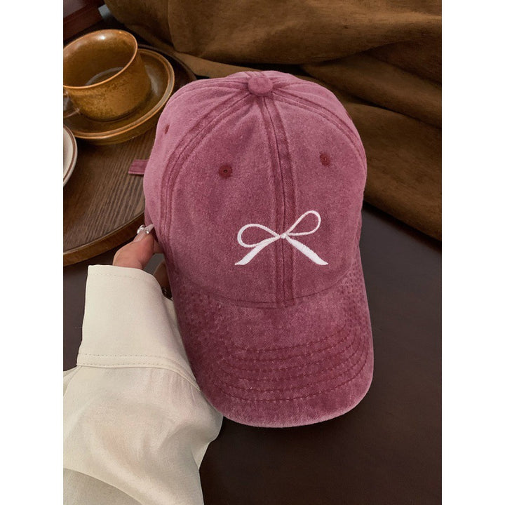 Women's Casual Embroidered Baseball Hat Bowlift