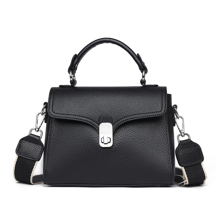 Elegant Leather Handbag Bowlift