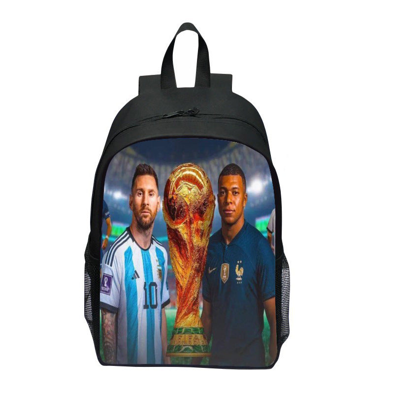 Sporty backpack with Wm trophy design Bowlift