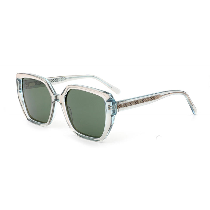 Ladies large square sunglasses with innovative frame and polarized lenses Bowlift