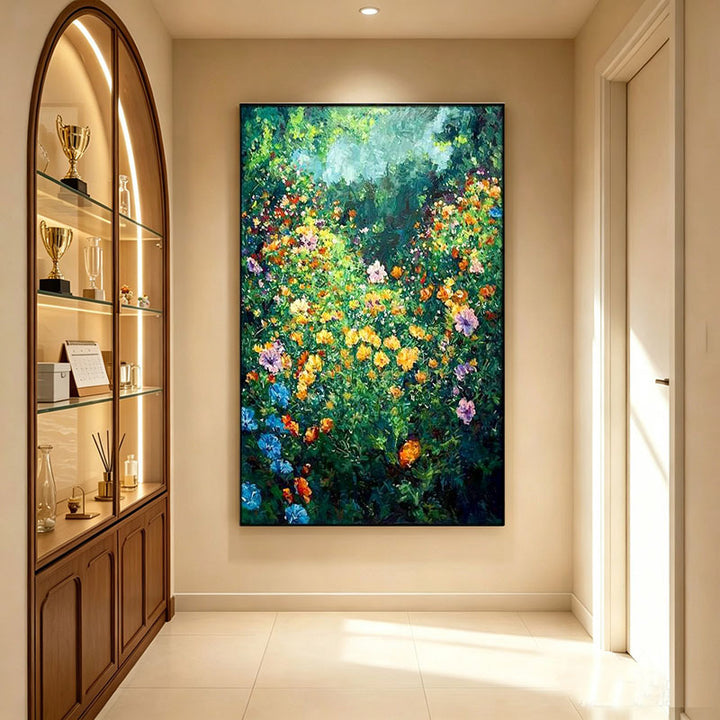 Vibrant Floral Canvas Artwork