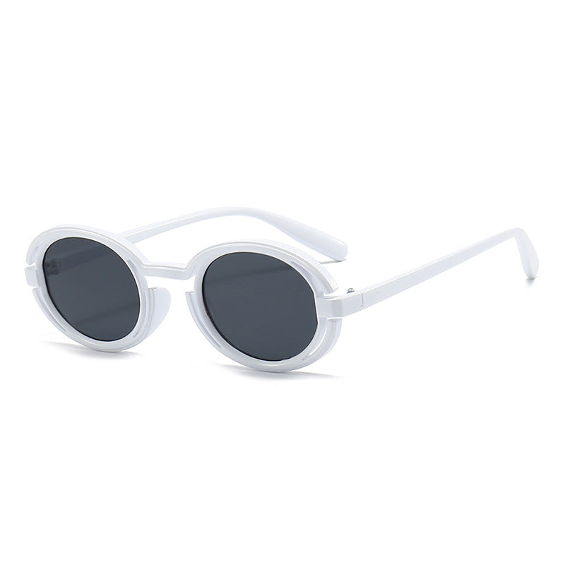 Ladies Round Sunglasses in Modern Retro Style Bowlift