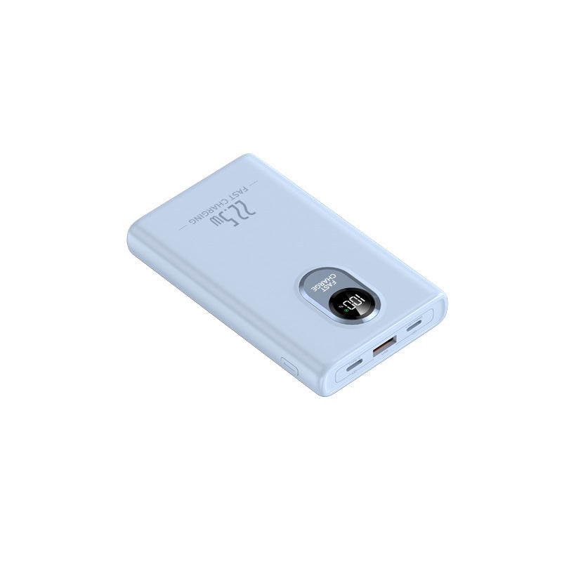 Portable power bank with integrated multi-charging cable and digital display Bowlift