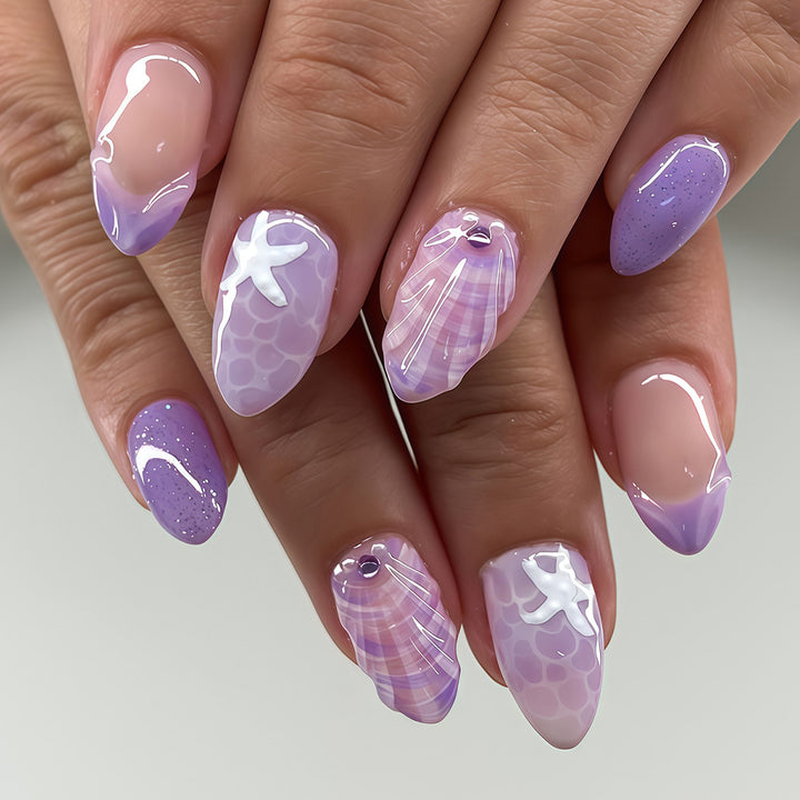 Ocean-Inspired Nail Art Set Bowlift