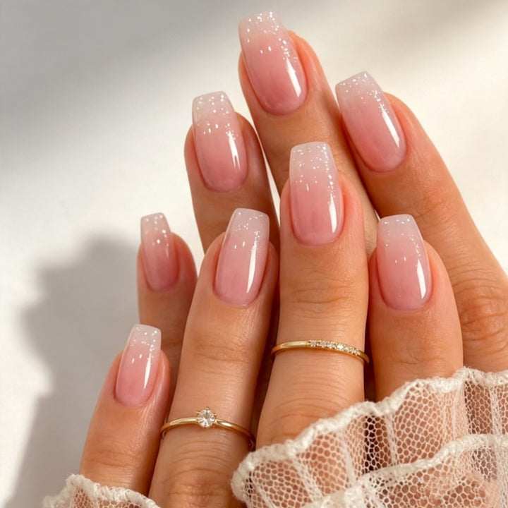 Elegant and Sparkling Artificial Fingernails Bowlift
