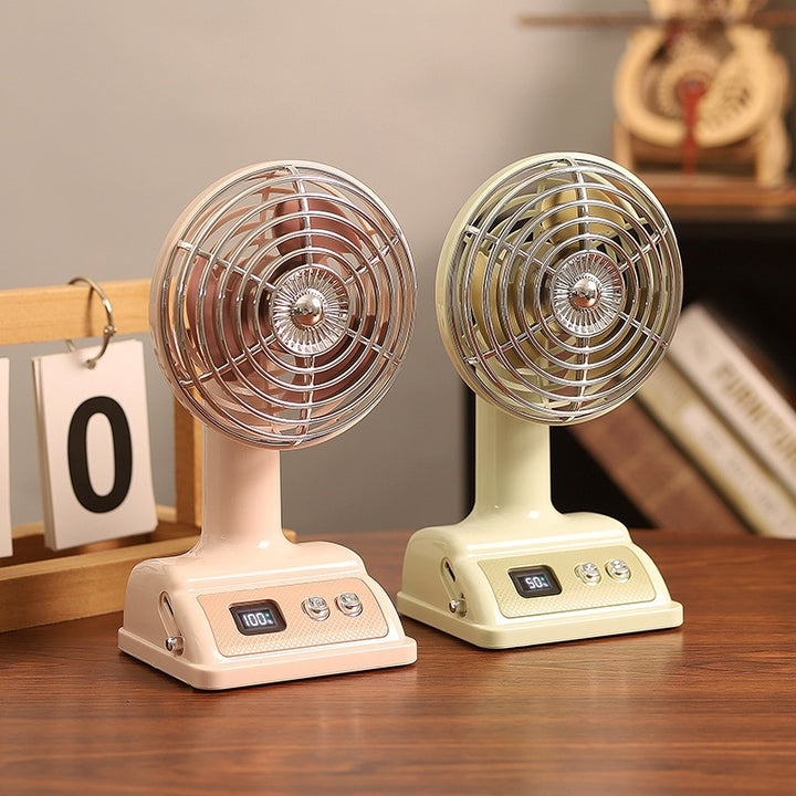Ladies Portable Table Fan with Digital Control Bowlift