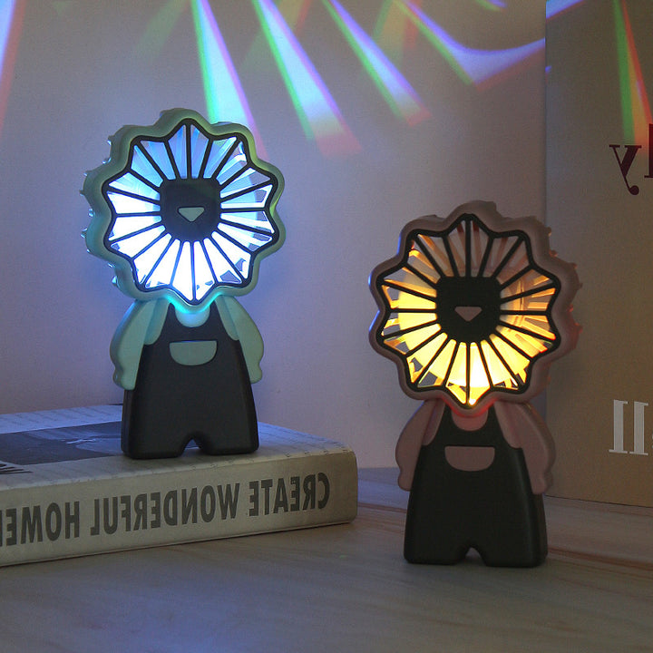 Women Portable Mini Hand Fan in Cute Design Bowlift