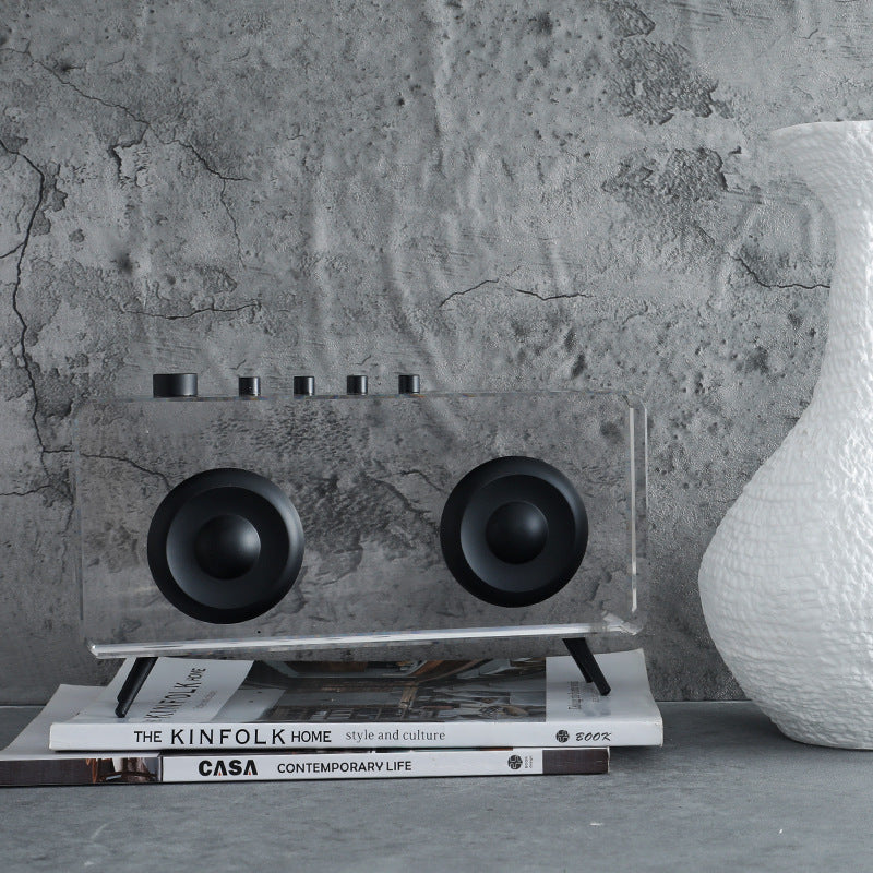 Retro-Inspired Transparent Radio