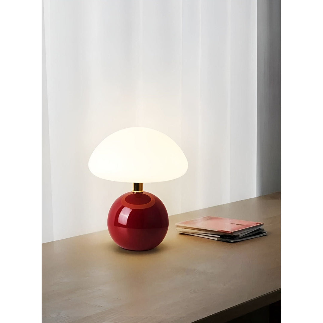 CreamyShine Lamp - Cozy Mushroom Nightstand Lamp | Bowlift