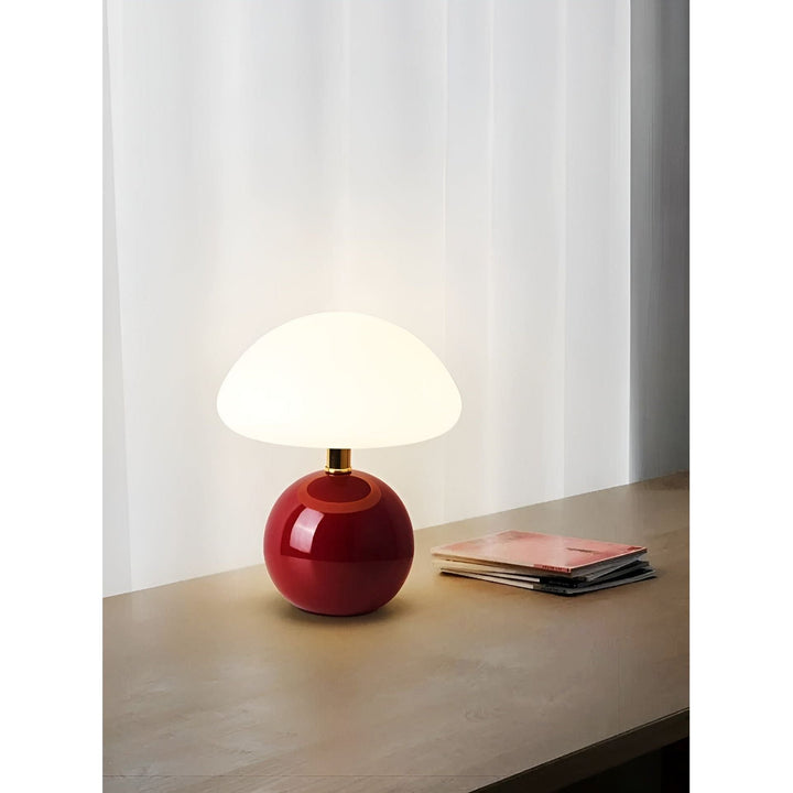 CreamyShine Lamp - Cozy Mushroom Nightstand Lamp | Bowlift