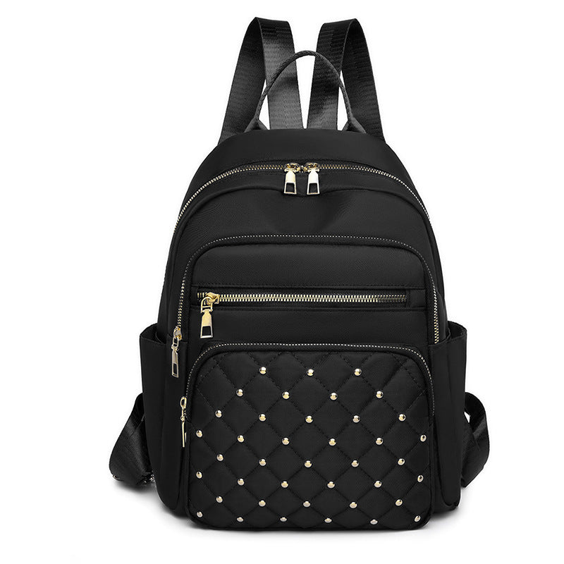 Quilted Multi-Pocket Backpack